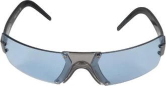 Chanel Pre-owned Acetate sunglasses - Dames - Vintage Accessoires - Blauw - ONE Size - Vintage