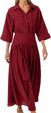Sundays Gabriella Dress In Red