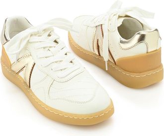 Mia Vesta Faux Leather Lace-up Sneakers
