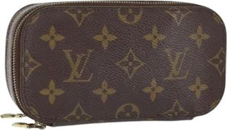 Louis Vuitton Pre-owned Bags, female, Brown, Size: ONE SIZE Pre-owned Canvas Pouch