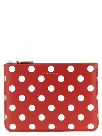 Comme Des Gar&ccedil;ons Comme Des Gar&ccedil;ons Portemonnaie Polka Dots Printed Portemonnaie