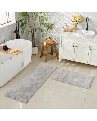 Ellen Tracy 2Pc Heavyweight Plush Bath Mat Set