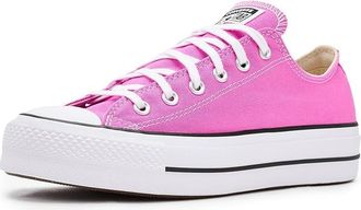 Converse Chuck Taylor All Star Lift Platform Low Top Womens Shoes Shocking Orchid/White/Black : 10.5 B - Medium, Canvas