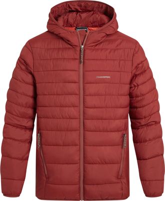 Craghoppers Mens Compresslite IX Hooded Padded Jacket (Red Jasper) - Navy/Red - Size Small