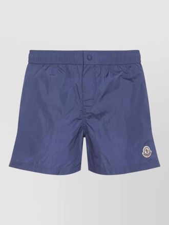 Moncler straight-leg swim shorts