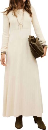 BA&SH Elise Maxi Dress In Off-White