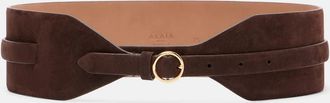 Alaia Alaïa Large suede belt