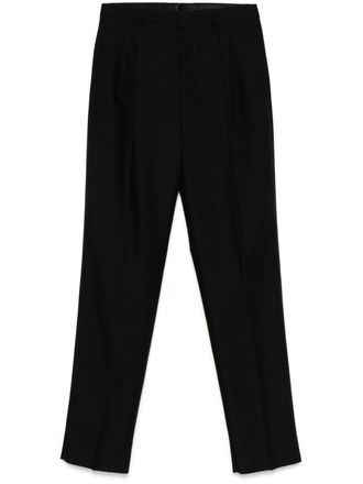 Lardini pleat-detail trousers - Black