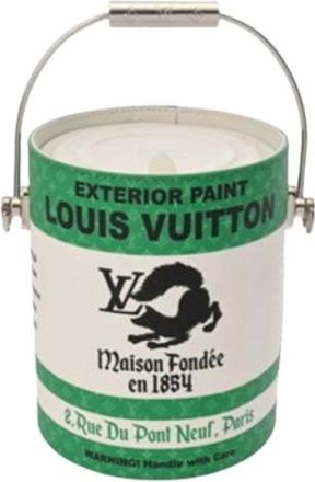 Louis Vuitton Pre-owned Bucket Bags, female, White, Size: ONE SIZE Pre-owned Canvas Bucket Bag