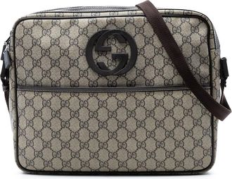 Gucci Pre-owned Gucci GG Supreme Interlocking G Crossbody Unisex UONH1GYXJWS5JE79
