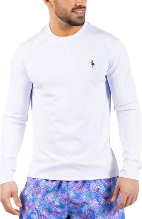 Tailorbyrd SPF 30+ Long Sleeve Rashguard in White at Nordstrom Rack, Size Xx-Large