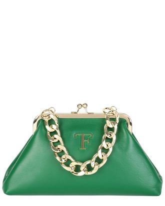 Tiffany & Fred Iconic Leather Frame Clutch
