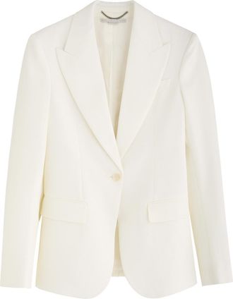 Stella McCartney Stella Mccartney Stretch-wool Blazer - Cream - 44 (UK12 / M)