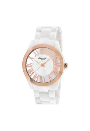 Kenneth Cole Womens IKC4860 Ladies Watch - White - One Size
