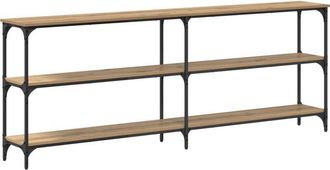 vidaXL Console Table with Shelf Artisan oak 200 x 29 x 75 cm Vidaxl