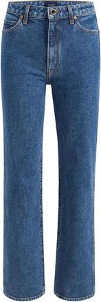 Khaite Straight Leg Jeans - Dames - Regular Fit Jeans - Blauw - W25 - Katoen - Jeans