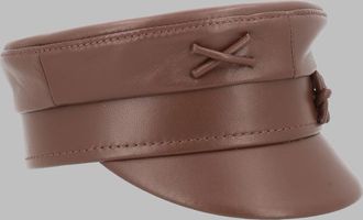 Ruslan Baginskiy KPC09PF26_LLRB-RBBROWN Flat Cap - Brown
