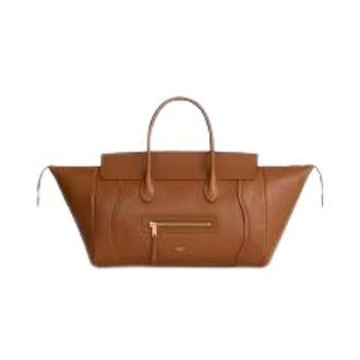 Celine Celine, Dames, Tassen, Bruin, Maat: ONE Size Leer
