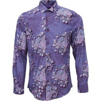 Lords of Harlech Norman Button-Up Shirt in Random Paisley Skipper at Nordstrom, Size Xx-Large L