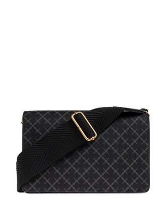By Malene Birger Loenna geometric-pattern shoulder bag - Black
