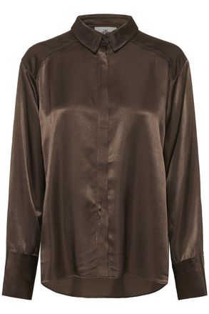 Karen by Simonsen Overhemd met lang mouwen KBBlanca Feminine brown