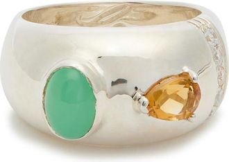 Legier Bubble Bezel Sterling Silver Ring - 6.5 (M 1/2)