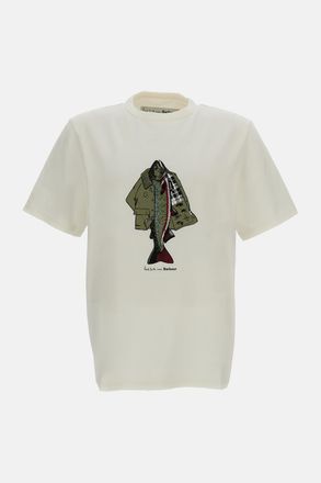 Barbour X Paul Smith Maglietta Con Stampa