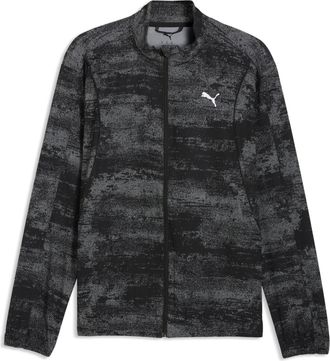 Puma Giacca sportiva con stampa Run Velocity da uomo, Accessori, Nero, XXL