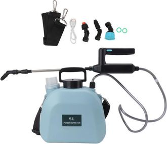 OEM Pulverizador El&eacute;ctrico A Pilas, Mango Ancho Antideslizante, Tipo Mochila, Pulverizador Para Malas Hierbas En Plantas, Flores Y Agricultura, 5l Azul