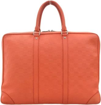Louis Vuitton Pre-owned Canvas briefcases - Dames - Vintage Handtas - Rood - ONE Size - Vintage