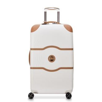 DELSEY Paris Chatelet Air 2.0 Medium Checked-26 Inch Hardside Luggage Trunk with Spinner Wheels in Angora at Nordstrom