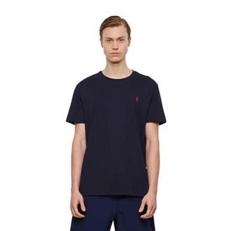 Polo Ralph Lauren Crewneck T-shirt - male - Polo Ralph Lauren - T-Shirts - Blue - 2XL - Tops