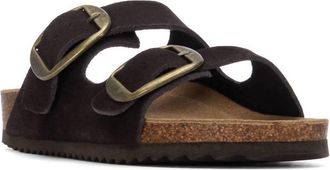 Xti Womens Double Strap Buckle Sandals In Brown