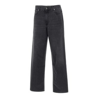 S&eacute;fr Wide Cut Jeans - Heren - Regular Fit Jeans - Zwart - W34 - Katoen - Jeans