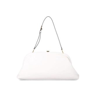 Alberta Ferretti leather shoulder bag White