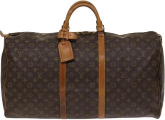Louis Vuitton Pre-owned Weekend Bags, female, Brown, Size: ONE SIZE Pre-owned Keepall Travel Bag