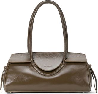 Staud Maude Leather Shoulder Bag in Truffle at Nordstrom