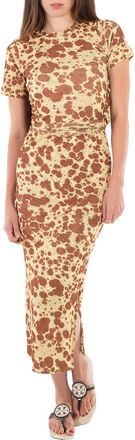 Nanushka Tie Dye Jannet Twist-Front Dress