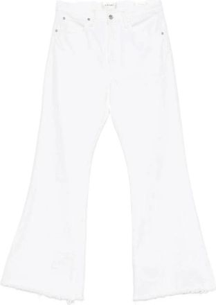 Frame Denim Jeans, Dames, Wit, W25, Katoen, The Lax Jean