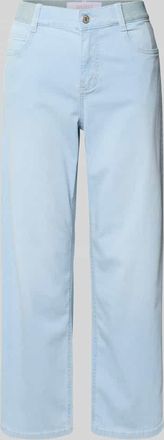 Angels Caprijeans mit elastischem Bund Modell Linn in Blau, Gr&ouml;&szlig;e 34/26