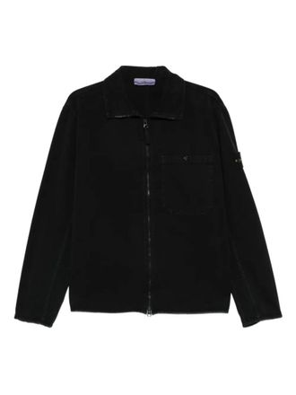 Stone Island Black Logo Overshirt