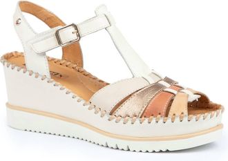 Pikolinos Womens Aguadulce Wedge Sandal In Nata