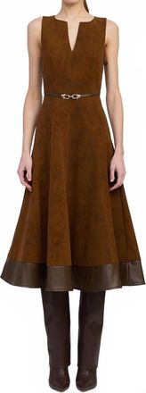 En Saison Eloise Midi Dress In Brown