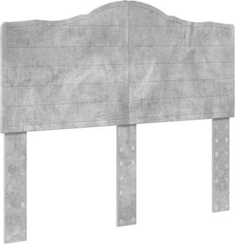 vidaXL Headboard with Headboard Concrete Grey 135 cm Engineered wood vidaXL