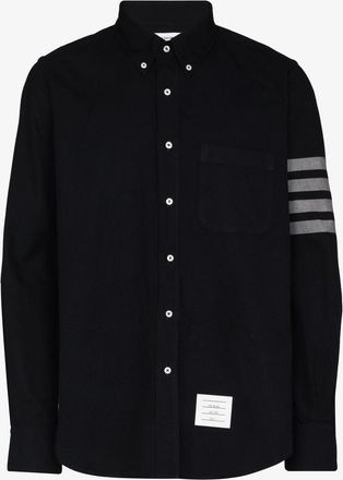 Thom Browne 4-Bar Stripe Cotton Shirt - Mens - Cotton
