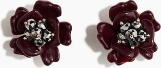 H&M Bl&uuml;tenf&ouml;rmige Ohrringe - Brown