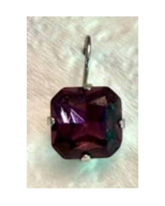 Mariana Womens Amethyst Earrings In Purple Stone
