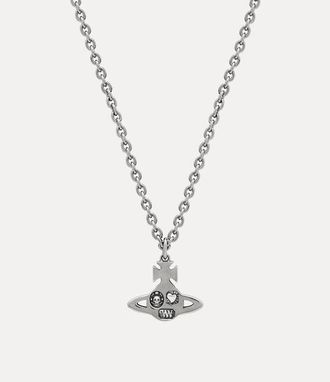 Vivienne Westwood Man. Crispin Pendant Necklace Platinum Silver Men