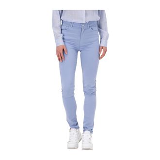 Simple Stretch Skinny Jeans in Lila - Dames - Slim Fit Jeans - Paars - W26 - Denim - Jeans