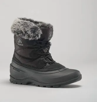 kamik Womens Momentum L2 Winter Boots In Black